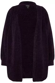 Толстовка Ulla Popken Strickjacke, цвет dunkelviolett