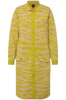 Толстовка Ulla Popken Strickjacke, цвет grngelb