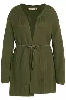 Толстовка Ulla Popken Strickjacke, цвет moosgrn