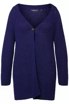 Толстовка Ulla Popken Strickjacke, индиго