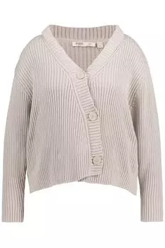 Толстовка Ulla Popken Strickjacke, кремовый