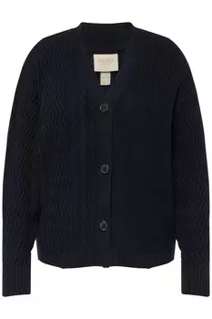 Толстовка Ulla Popken Strickjacke, морской