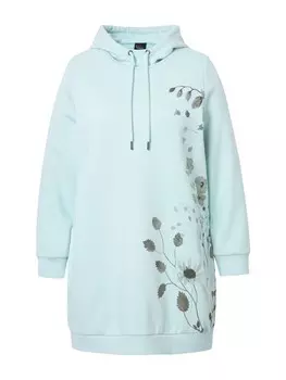 Толстовка Ulla Popken Sweatshirt, цвет gletschergrn