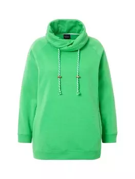 Толстовка Ulla Popken Sweatshirt, цвет mintgrn