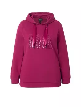 Толстовка Ulla Popken Sweatshirt, цвет rubin