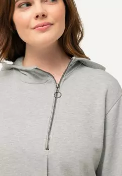 Толстовка Ulla Popken, светло-серый