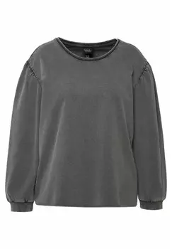 Толстовка Ulla Popken, темно-серый