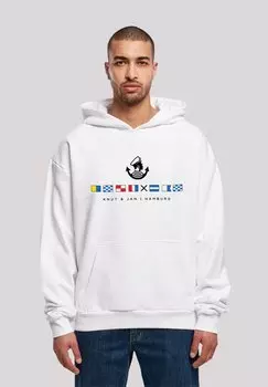Толстовка ULTRA HEAVY SEGLERFAHNEN KNUT & JAN HAMBURG - Hoodie F4NT4STIC, белый