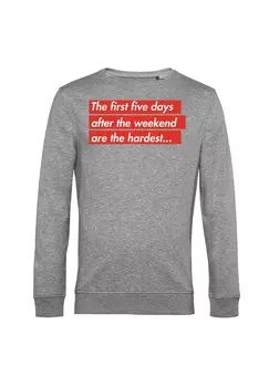 Толстовка UNATHLETIC 1985 Henry Tiger, цвет Mottled Light Grey