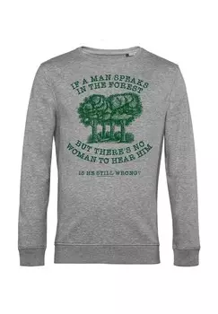 Толстовка UNATHLETIC Henry Tiger, цвет Mottled Light Grey