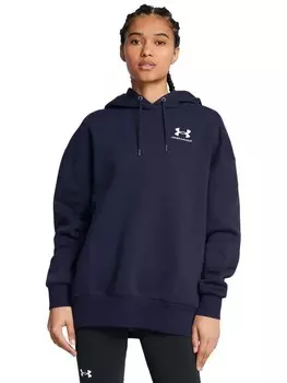 Толстовка Under Armour Essential Flc OS Hoodie, синий