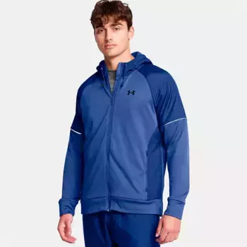 Толстовка Under Armour Fleece Storm full zip, синий