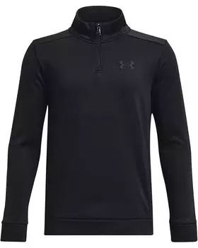 Толстовка Under Armour Kids Fleece 1/4 Zip, черный