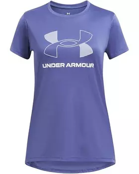 Толстовка Under Armour Kids Tech Big Logo Short Sleeve T-Shirt, цвет Starlight/White