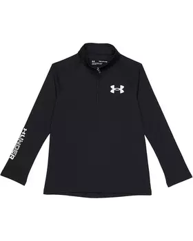 Толстовка Under Armour Kids Tech Big Logo 1/2 Zip T-Shirt, черный/белый