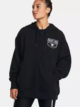 Толстовка Under Armour Pjt Rck HW Terry FZ OS Q1, черный