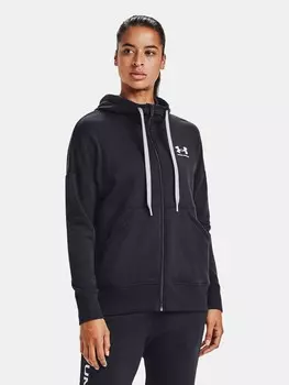 Толстовка Under Armour Rival Fleece FZ, черный