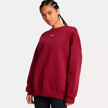 Толстовка Under Armour Rival Fleece Oversized, красный