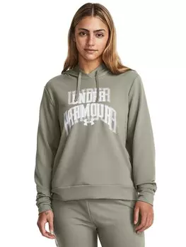 Толстовка Under Armour Rival Terry Graphic Hdy, зеленый