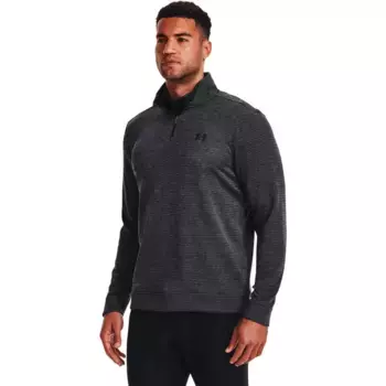 Толстовка Under Armour Storm SweaterFleece QZ half zip, черный