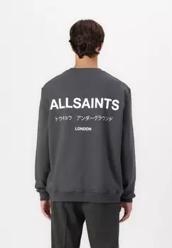 Толстовка UNDERGROUND CREW AllSaints, сине-серый