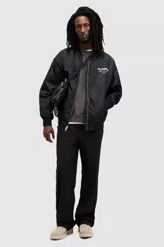 Толстовка Underground из хлопка Allsaints, серый