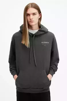 Толстовка UNDERGROUND из хлопка AllSaints, серый