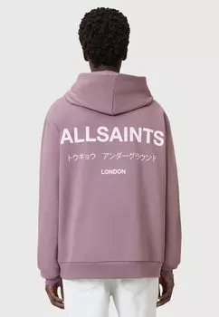 Толстовка UNDERGROUND OTH - Hoodie AllSaints, фиолетовый