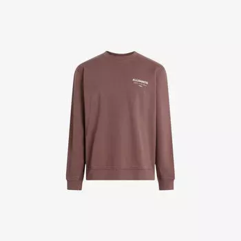 Толстовка Underground с графичным принтом Allsaints, лиловый