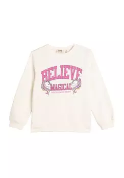 Толстовка Unicorn Long Sleeve Crew Neck Printed Koton, бежевый