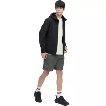 Толстовка Uniqlo Dry Sweat Stretch Zipped Hoodie, черный