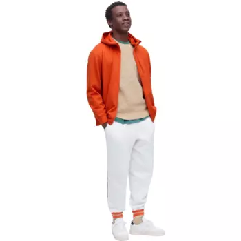 Толстовка Uniqlo Dry Sweat Stretch Zipped Hoodie, оранжевый