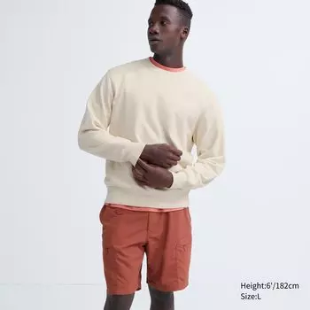 Толстовка Uniqlo с длинным рукавом, бежевый