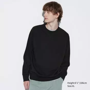 Толстовка Uniqlo с длинным рукавом, черный