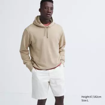 Толстовка Uniqlo Sweat с длинными рукавами, бежевый