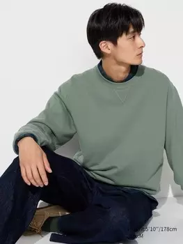Толстовка Uniqlo, зеленый