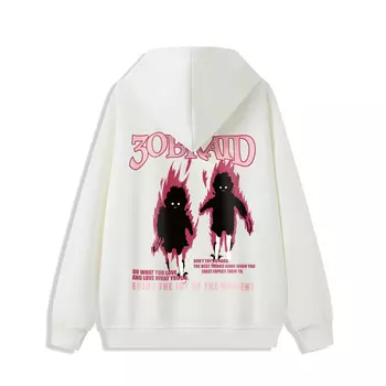 Толстовка унисекс 30Braid, Белый (на флисовой подкладке)