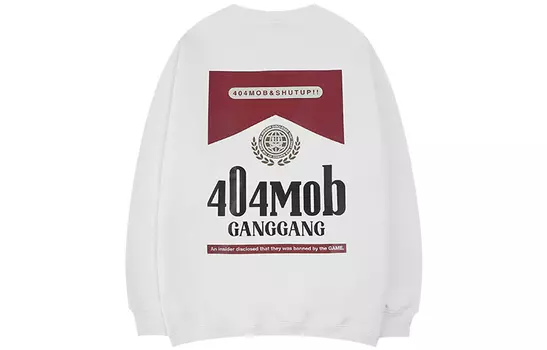Толстовка унисекс 404MOB GANG, Белый