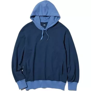 Толстовка унисекс 68 темно-синяя Uniqlo, темно-синий