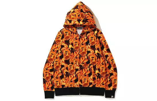 Толстовка унисекс A Bathing Ape, оранжевый