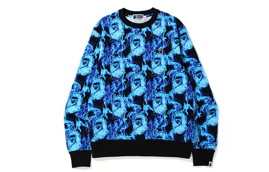 Толстовка унисекс A Bathing Ape, синий