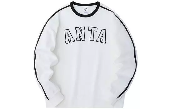 Толстовка унисекс Anta, слоновая кость