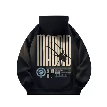 Толстовка унисекс Atletico De Madrid 1903, Темно-серый на флисовой подкладке