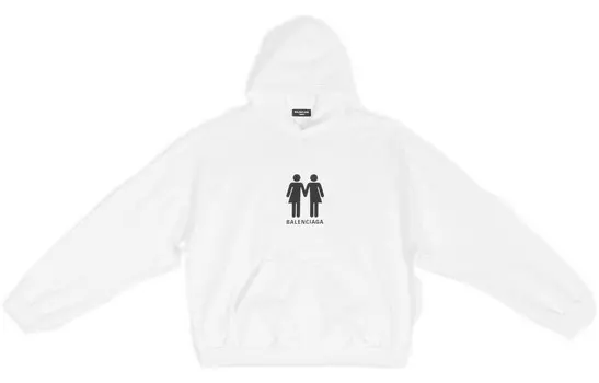 Толстовка унисекс Balenciaga, белый
