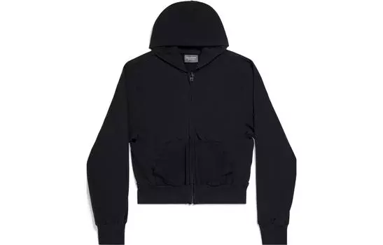 Толстовка Balenciaga Unisex с карманами, черный
