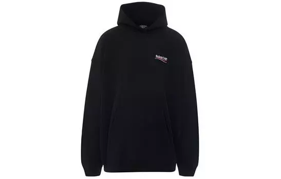Толстовка Balenciaga широкая, черный