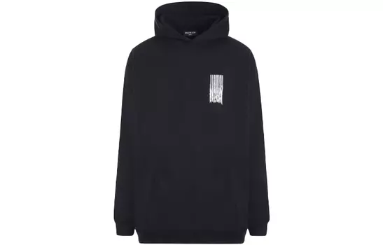 Толстовка Balenciaga Barcode Logo, черный