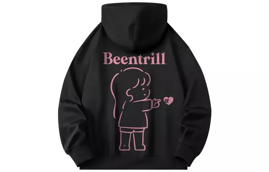 Толстовка унисекс Beentrill, Белая флисовая подкладка