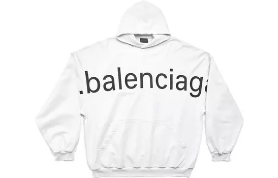 Толстовка унисекс белая Balenciaga, белый