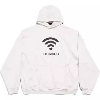 Толстовка унисекс белая Balenciaga, белый